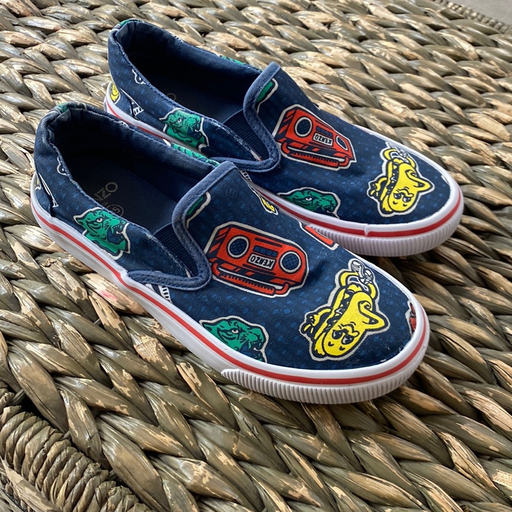 Boys kenzo slip on sneakers